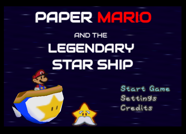 A screenshot of Paper Mario: The Legendary Star Ship