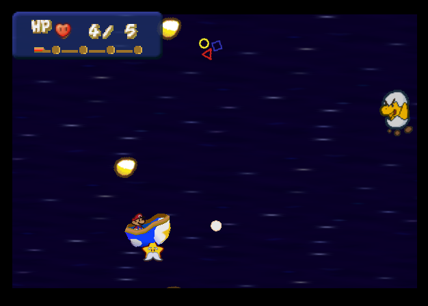 A screenshot of Paper Mario: The Legendary Star Ship