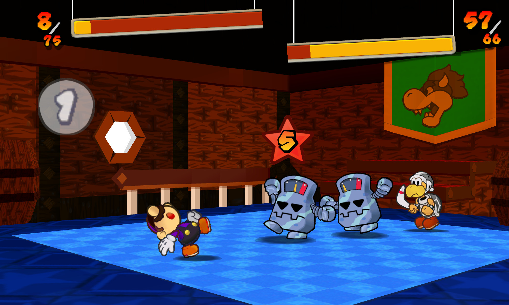 A screenshot of Sticker Star: TTYD Style